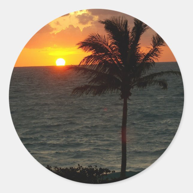 Morning has Broken Classic Round Sticker (Front)