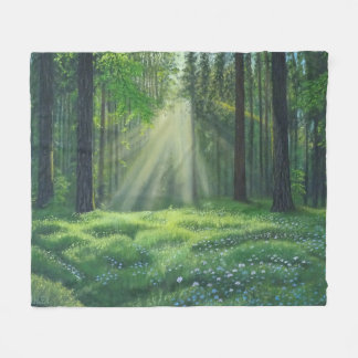 "Morning Has Broken" Medium Fleece Blanket