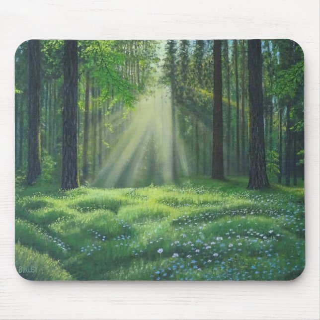 "Morning Has Broken" Mouse Pad (Front)