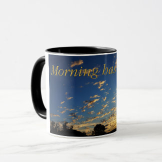 Morning has broken mug