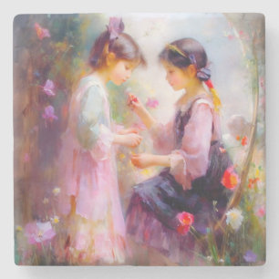 Morning in a Garden Stone Coaster