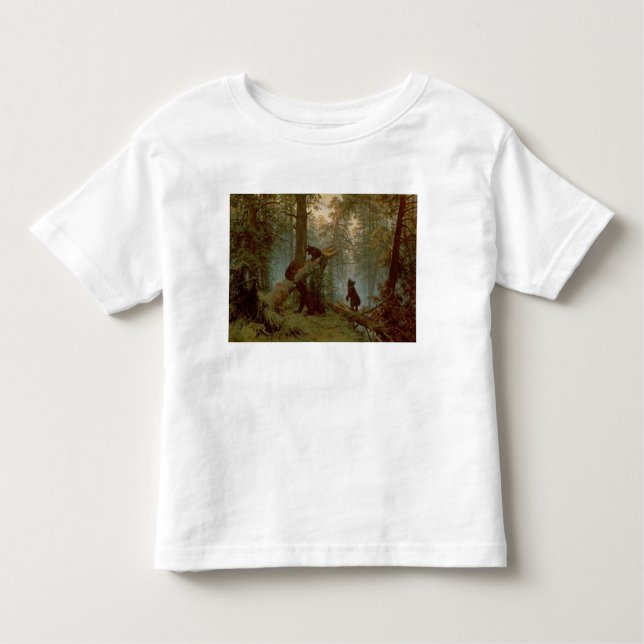 Morning in a Pine Forest, 1889 Toddler T-Shirt (Front)