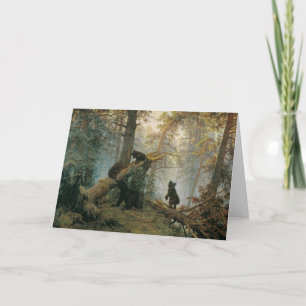Morning in a Pine Forest Card