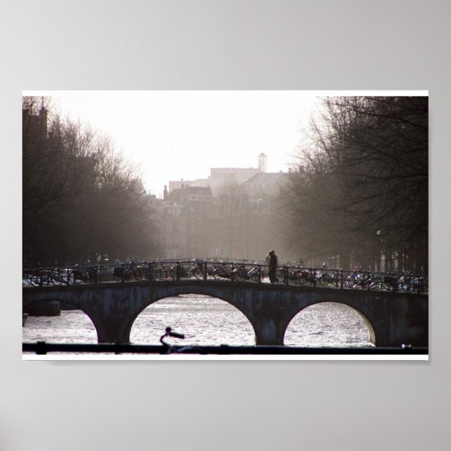 Morning in Amsterdam Poster (Front)