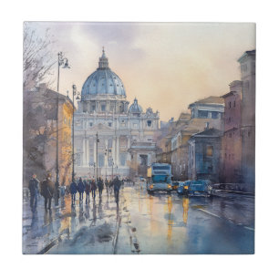 Morning in Rome Ceramic Tile