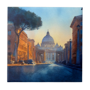 Morning in Rome Ceramic Tile
