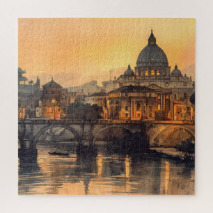 Morning in Rome Jigsaw Puzzle