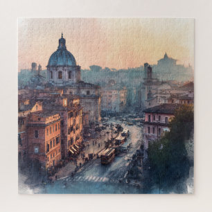 Morning in Rome Jigsaw Puzzle