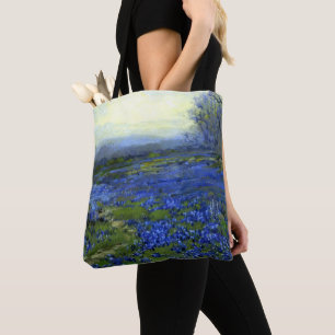 Morning in the Bluebonnets Tote Bag