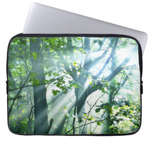 Morning in the Forest Laptop Sleeve
