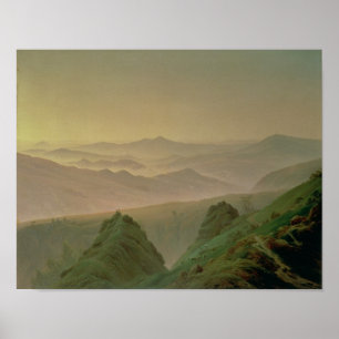 Morning in the Mountains Poster