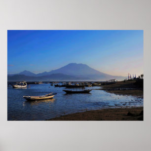 Morning in the Shadow of Agung Poster