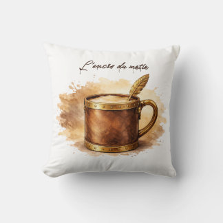 Morning Ink Cup Cushion