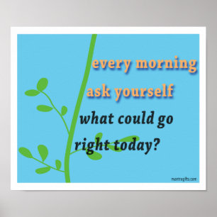 Morning Inspiration Poster