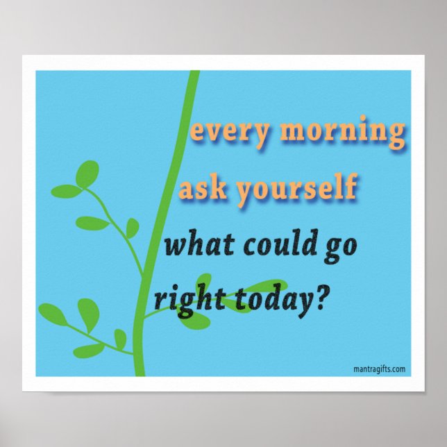 Morning Inspiration Poster (Front)