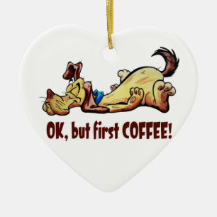 Morning Joe Ceramic Ornament