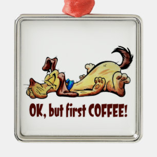 Morning Joe Metal Ornament