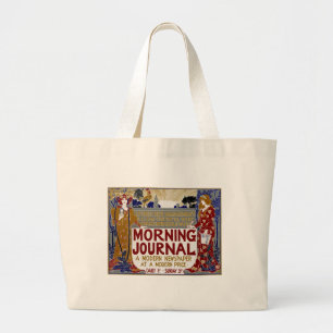 Morning Journal Large Tote Bag