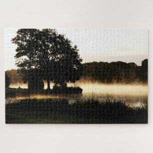 Morning Lake Scene 20x30 1014pc jpcnm Jigsaw Puzzle