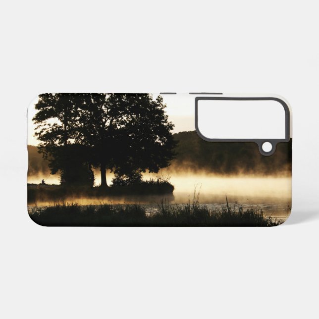 Morning Lake Scene sgcna Samsung Galaxy S22 Case (Back Horizontal)