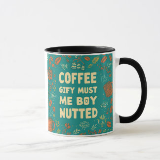 "Morning Laughs Mug: Funny Quotes for Coffee Lover Mug