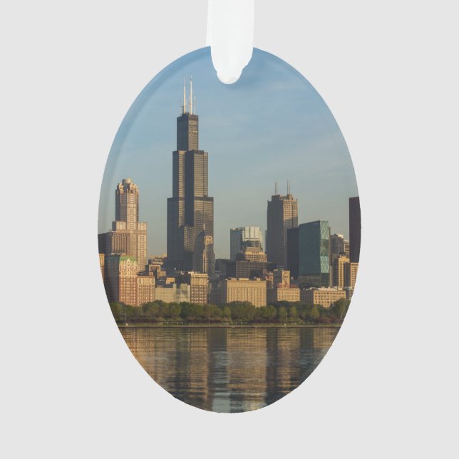 Morning Light At Willis Ornament (Back)