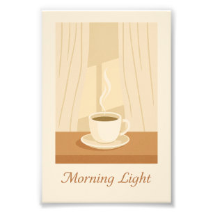Morning Light Coffee Poster