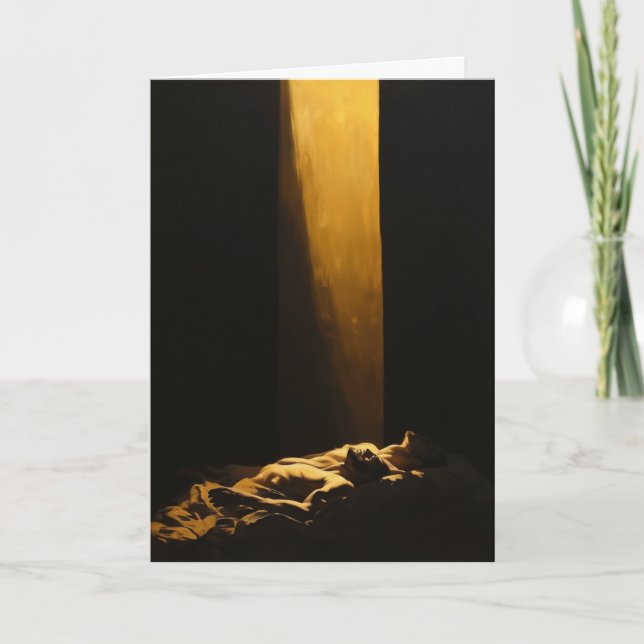 Morning Light Embrace Card (Front)