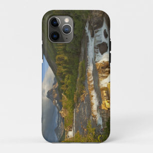 Morning light greets Swiftcurrent Falls in the iPhone 11 Pro Case