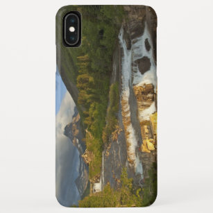 Morning light greets Swiftcurrent Falls in the iPhone XS Max Case