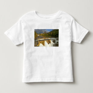Morning light greets Swiftcurrent Falls in the Toddler T-Shirt