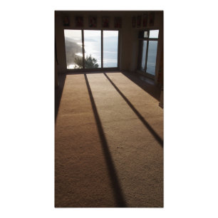 "Morning light in the meditation room" photo print