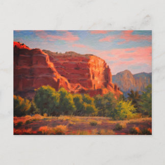 Morning Light on the Cliffs – Impressionistic  Postcard