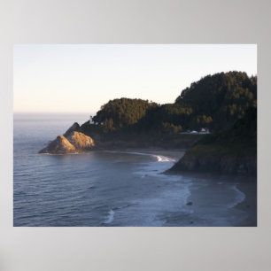 Morning Lighthouse View Poster