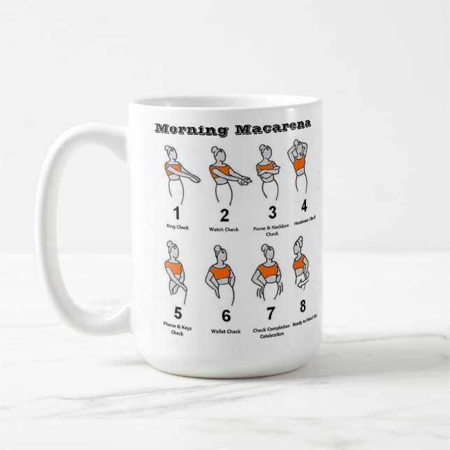 Morning Macarena Mug (Left)