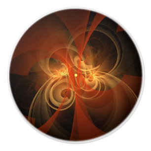 Morning Magic Abstract Art Ceramic Knob