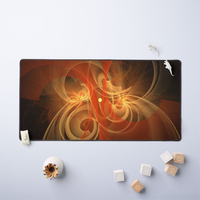 Morning Magic Abstract Art Desk Mat (Kids Table)