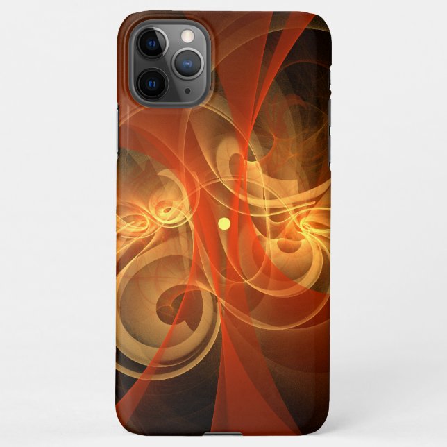 Morning Magic Abstract Art Glossy iPhone Case (Back)