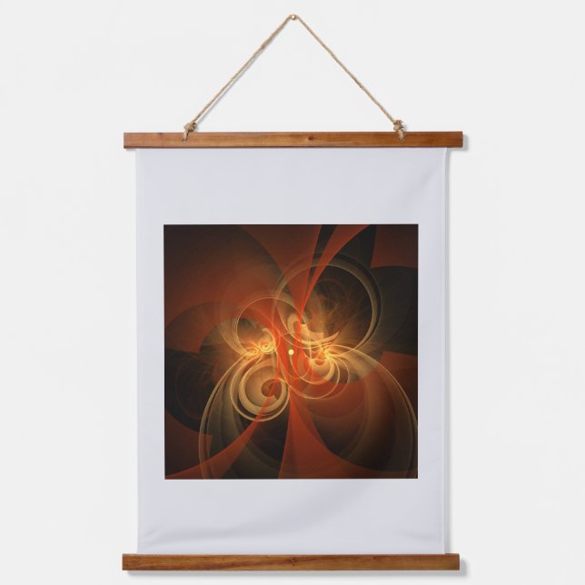 Morning Magic Abstract Art Hanging Tapestry (Front)