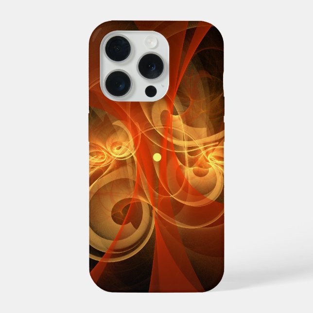 Morning Magic Abstract Art iPhone Case (Back)