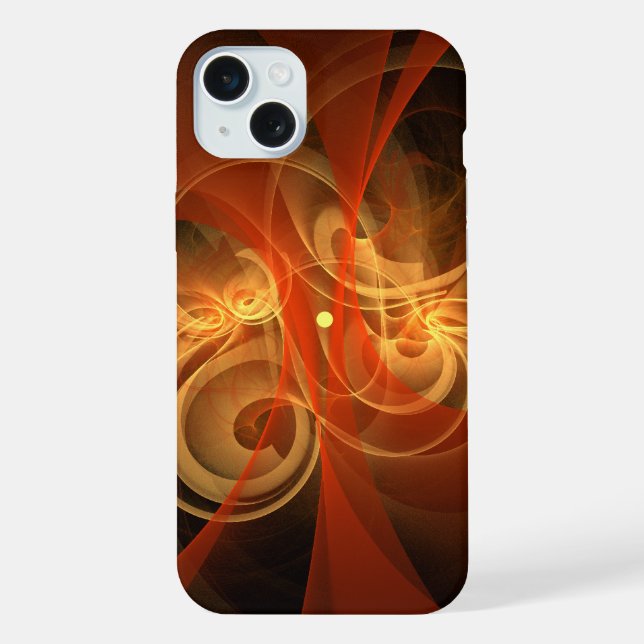 Morning Magic Abstract Art iPhone Case (Back)