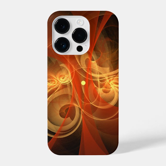 Morning Magic Abstract Art iPhone Case (Back)