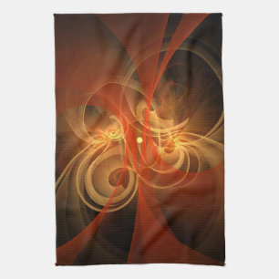 Morning Magic Abstract Art Kitchen Towel