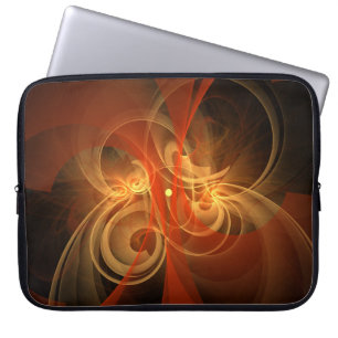 Morning Magic Abstract Art Laptop Sleeve