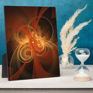 Morning Magic Abstract Art Plaque