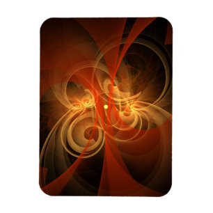 Morning Magic Abstract Art Premium Magnet