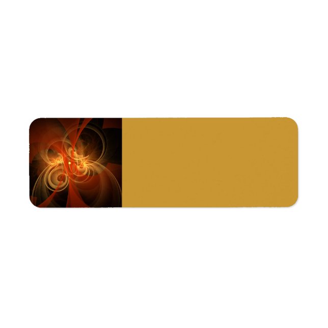 Morning Magic Abstract Art Return Address Label (Front)