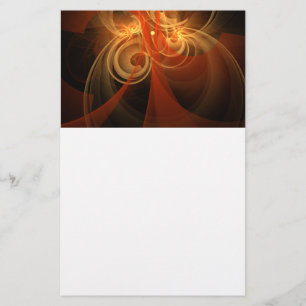 Morning Magic Abstract Art Stationery
