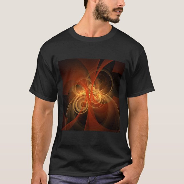 Morning Magic Abstract Art T-Shirt (Front)