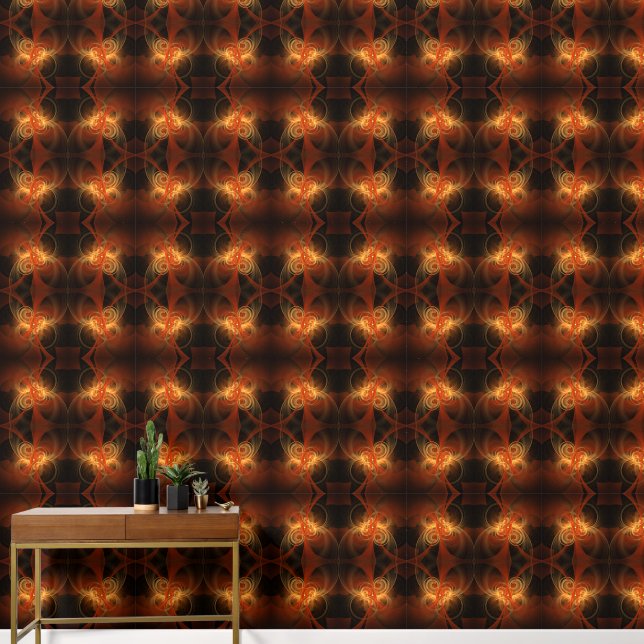 Morning Magic Abstract Art Wallpaper (Hallway)